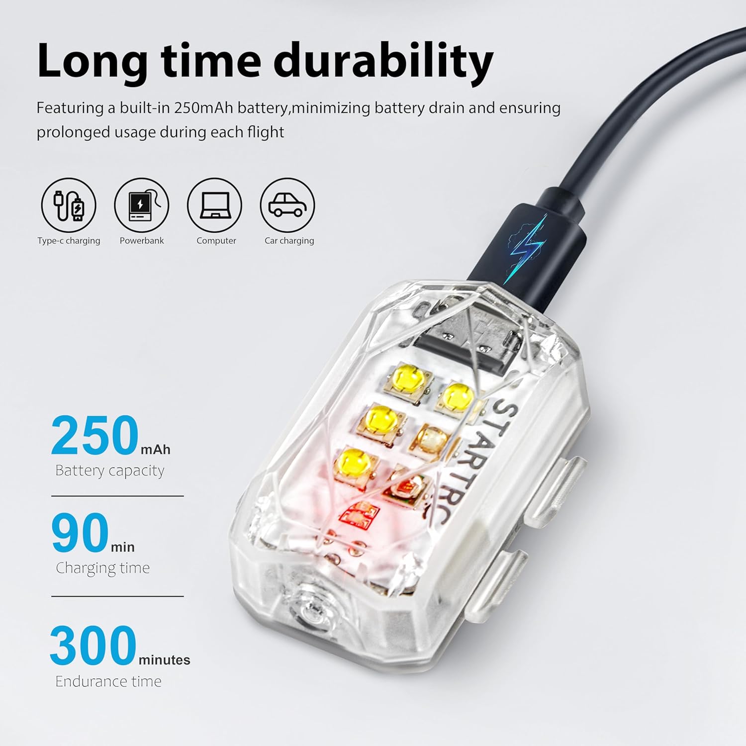 STARTRC Drone Strobe Light Ant - Drone Beacon Light recensione e prezzo