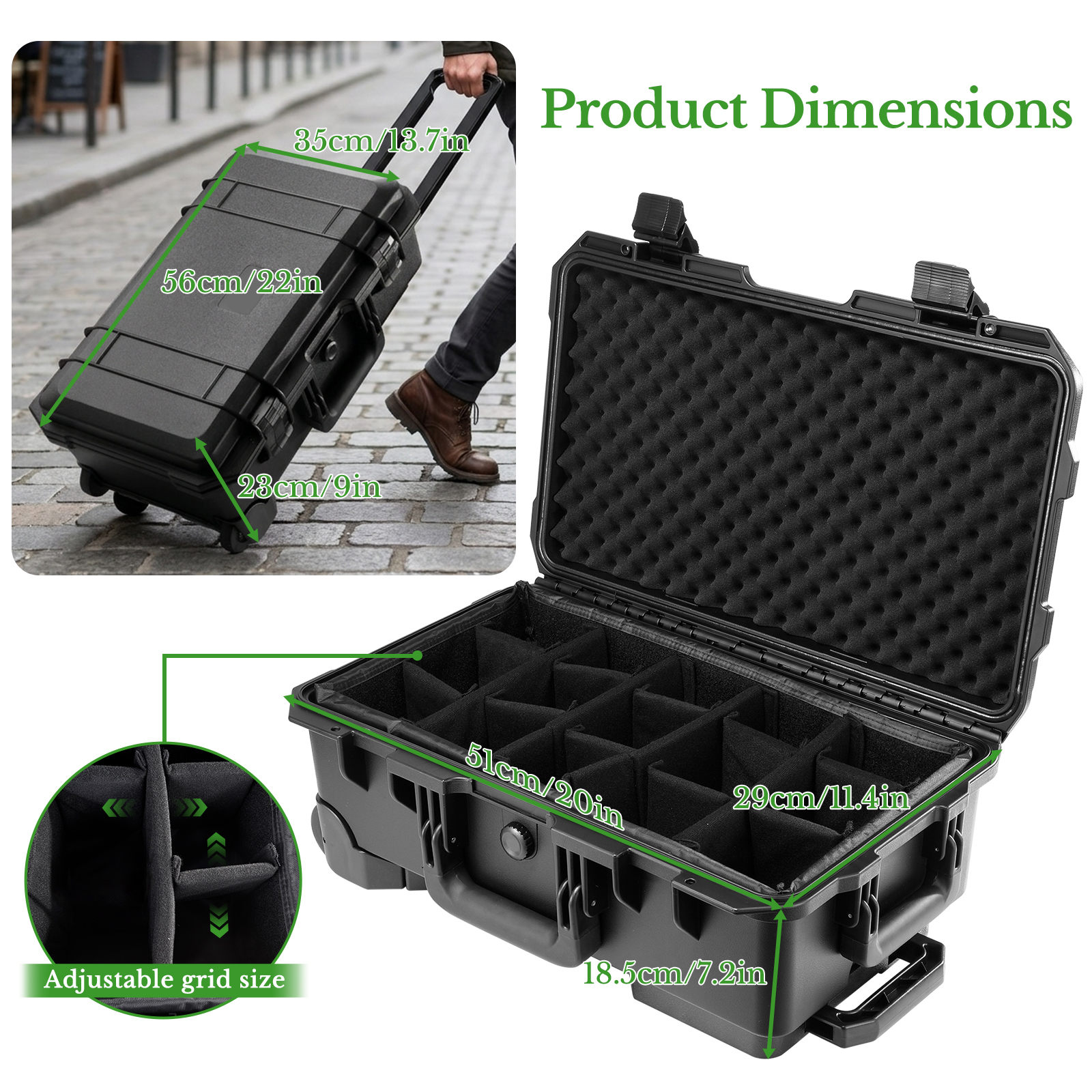 Professional Large Hard Rollin - Drone Carrying Case recensione e prezzo