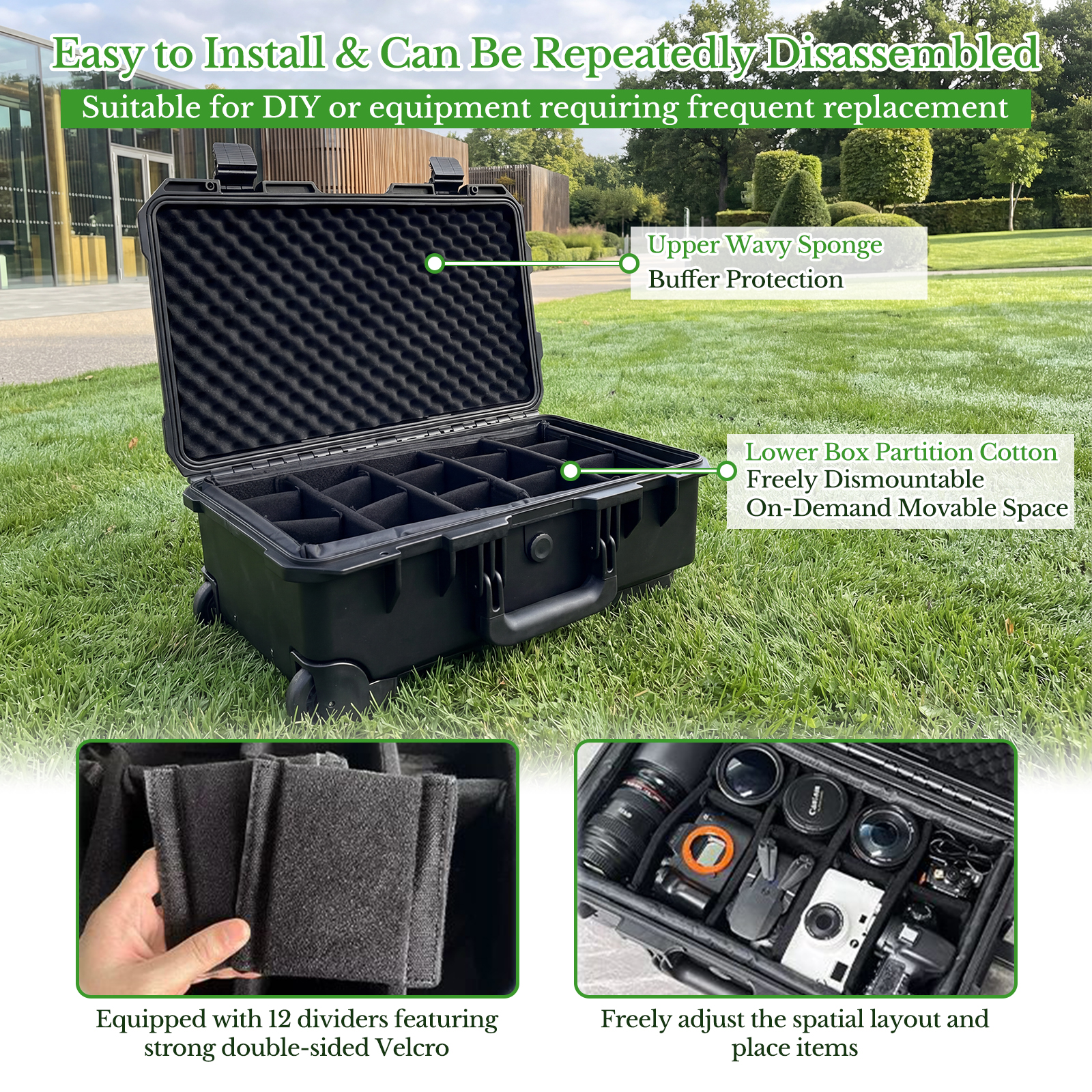 Professional Large Hard Rollin - Drone Carrying Case recensione e prezzo