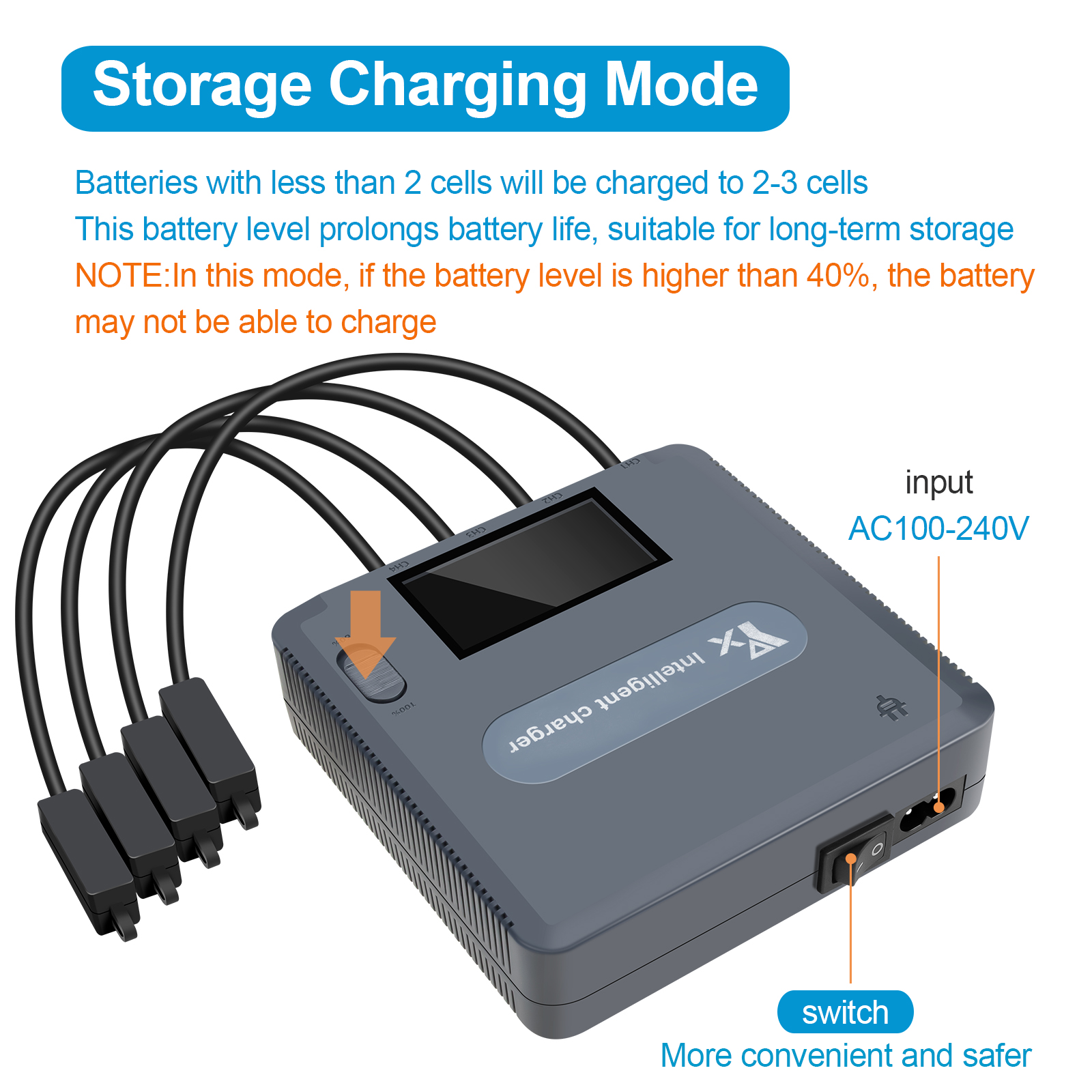 6 in 1 Digital display Battery - Drone Charging Hub recensione e prezzo