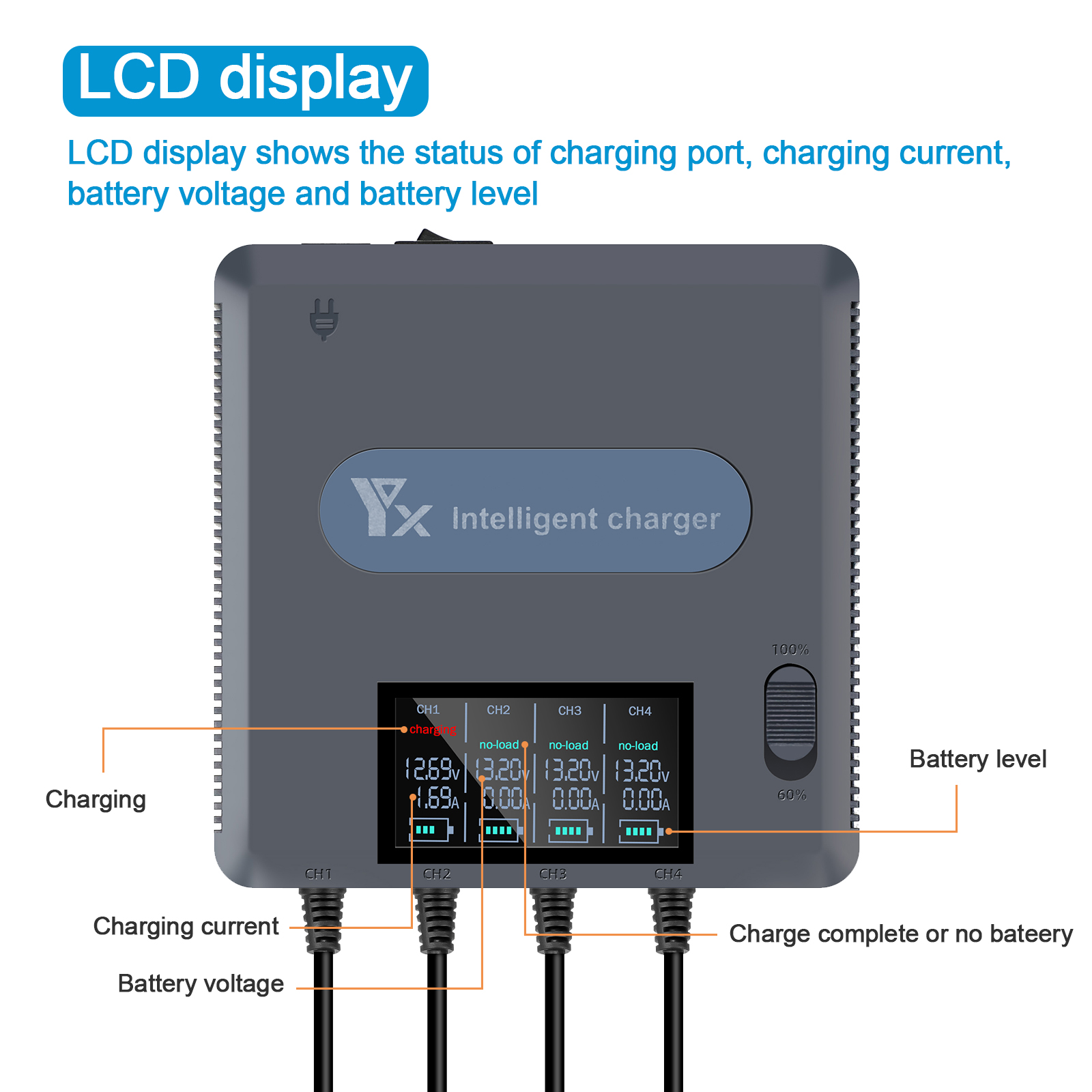 6 in 1 Digital display Battery - Drone Charging Hub recensione e prezzo