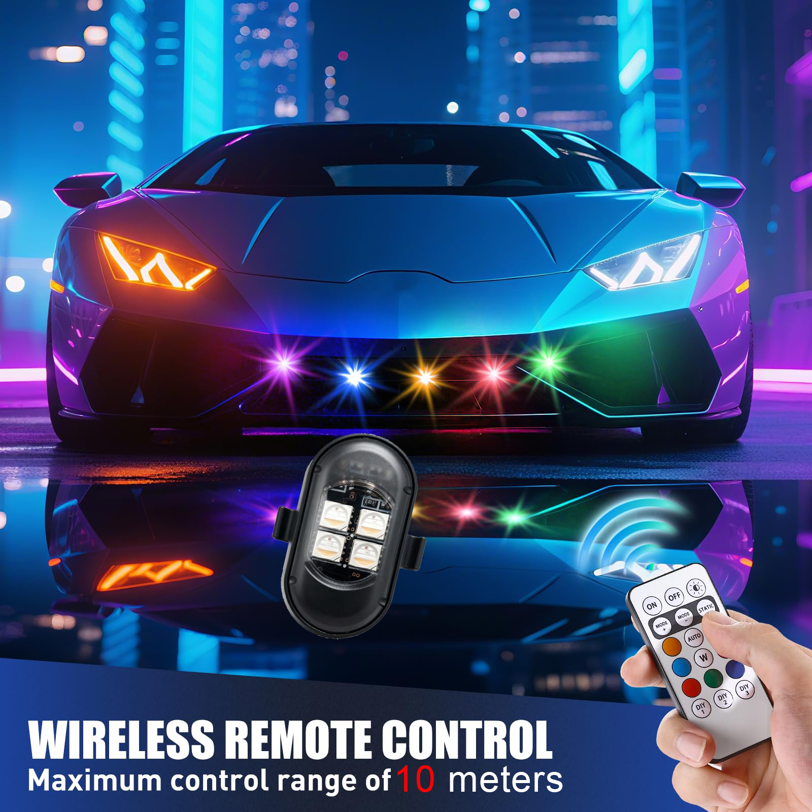 Upgraded 4LEDs Wireless LED St - Drone Beacon Light recensione e prezzo