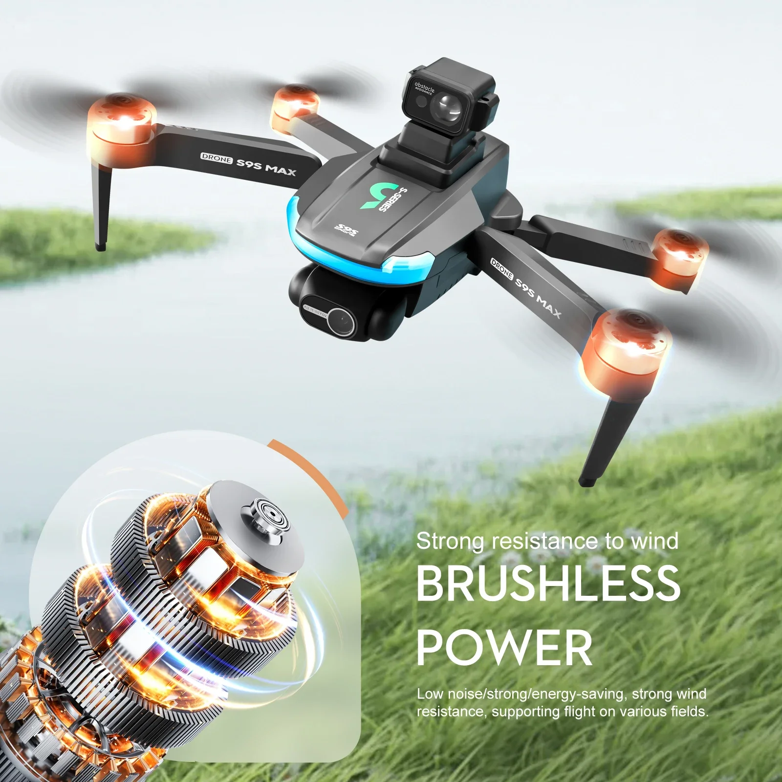NEW S9S MAX MINI Drone 4K 2-Ax - Drone Remote Controller Lanyard recensione e prezzo