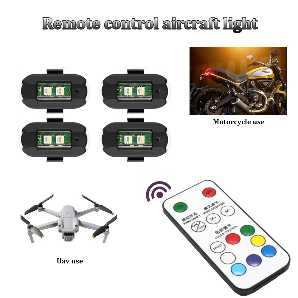 1Pcs Remote LED RGB Anti-colli - Drone Strobe Light recensione e prezzo