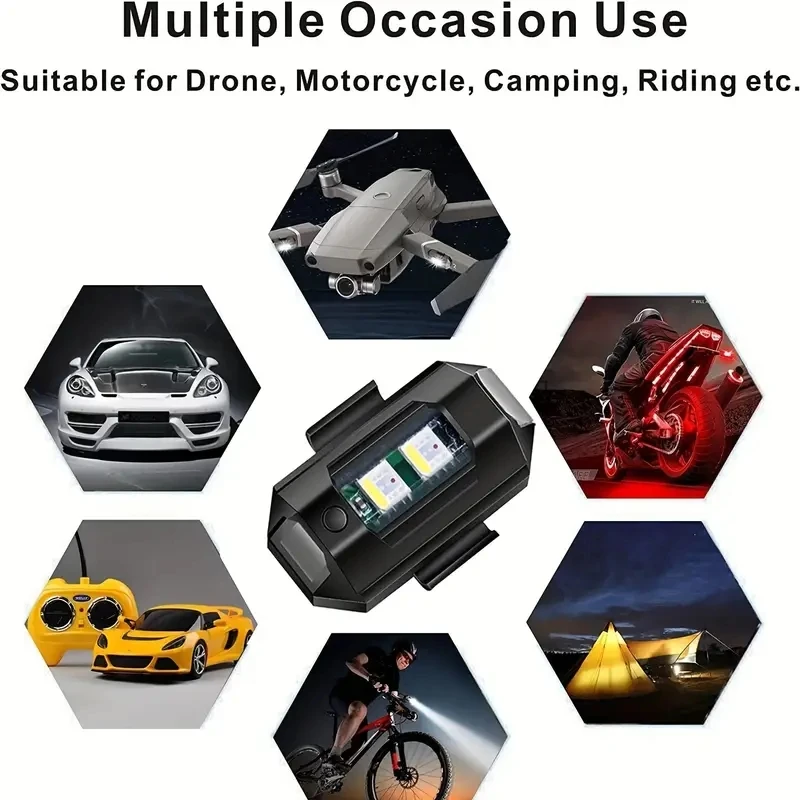 1Pcs Remote LED RGB Anti-colli - Drone Strobe Light recensione e prezzo