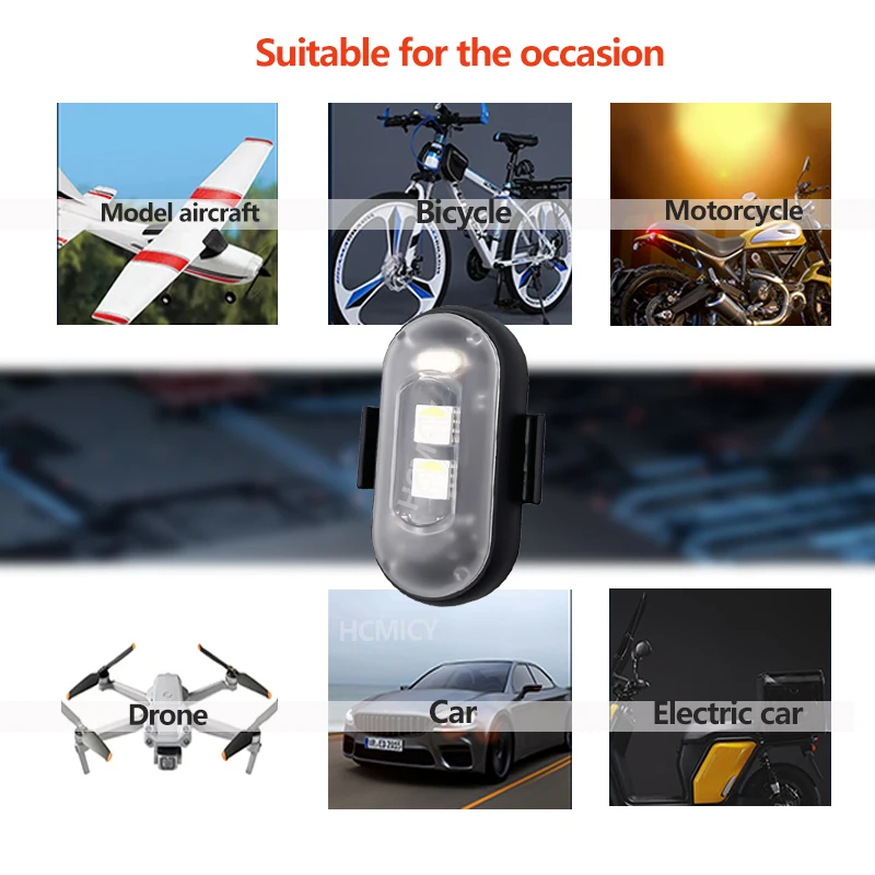 Motorcycle Aircraft Lights RGB - Drone Strobe Light recensione e prezzo