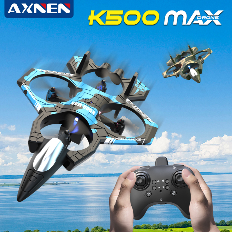 AXNEN K500 MAX RC Plane Fighte - Drone Beacon Light recensione e prezzo