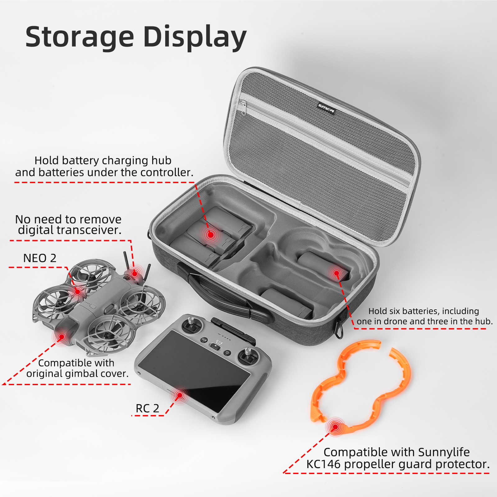 Portable Carrying Case For DJI - Drone Carrying Case recensione e prezzo