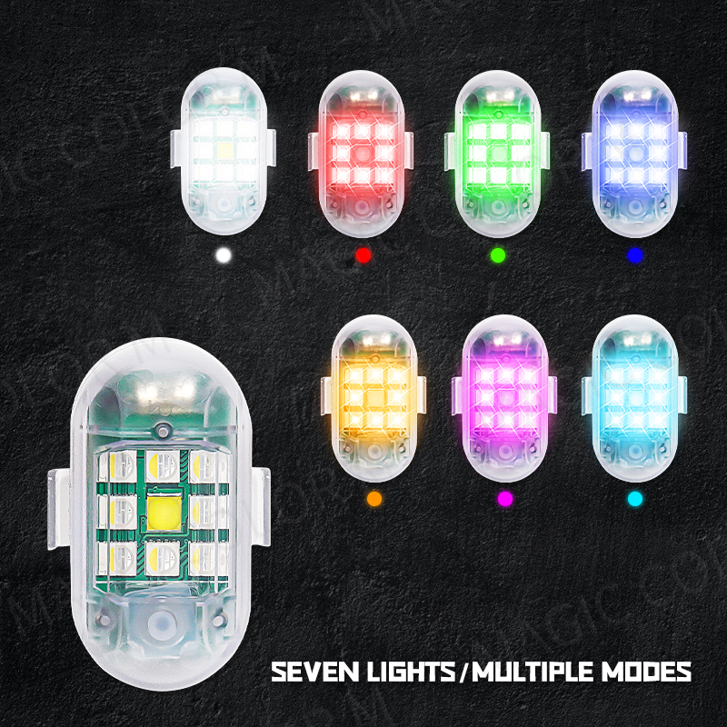 2PCS Wireless LED Strobe Light - Drone Strobe Light recensione e prezzo