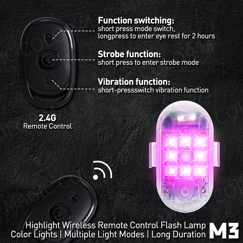 2PCS Wireless LED Strobe Light - Drone Strobe Light recensione e prezzo