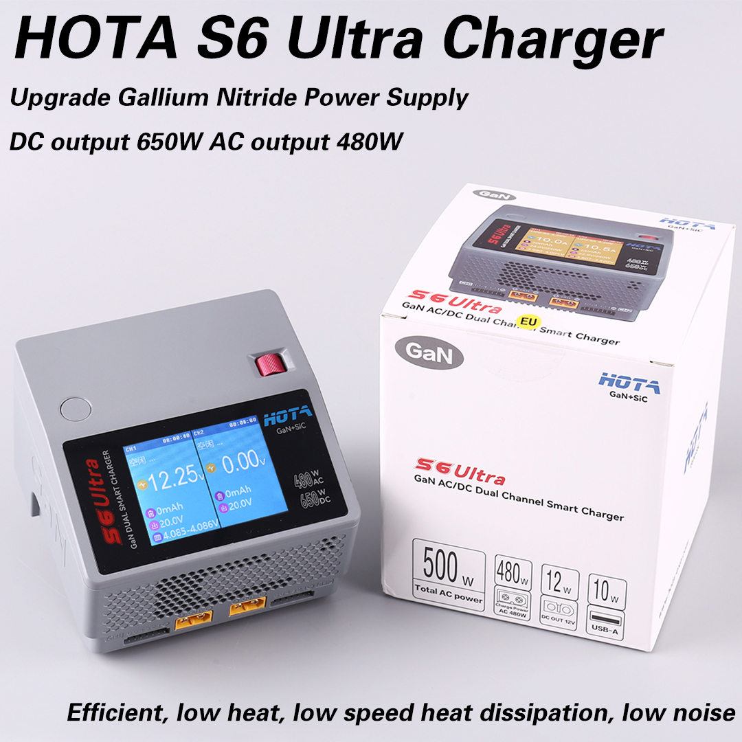 HOTA S6 Ultra Gallium Nitride  - Drone Battery Charger recensione e prezzo