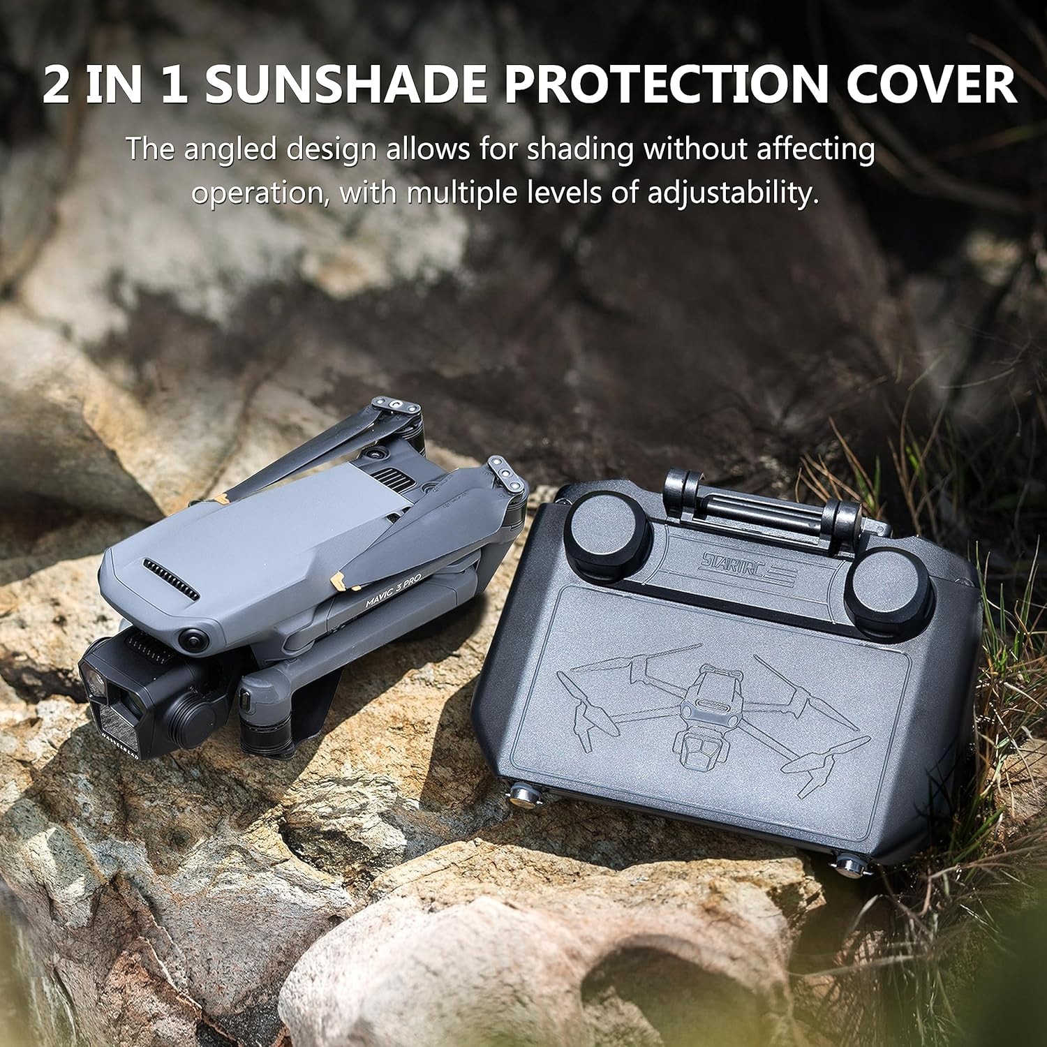 2-in-1 Sun Hood & Joystick Cov - Drone Sun Shade recensione e prezzo