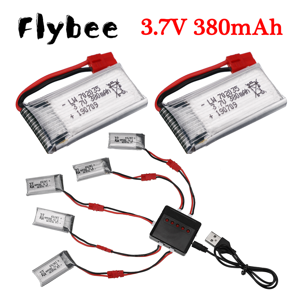 3.7V 380mAh Lipo Battery With  - Drone Battery Charger recensione e prezzo