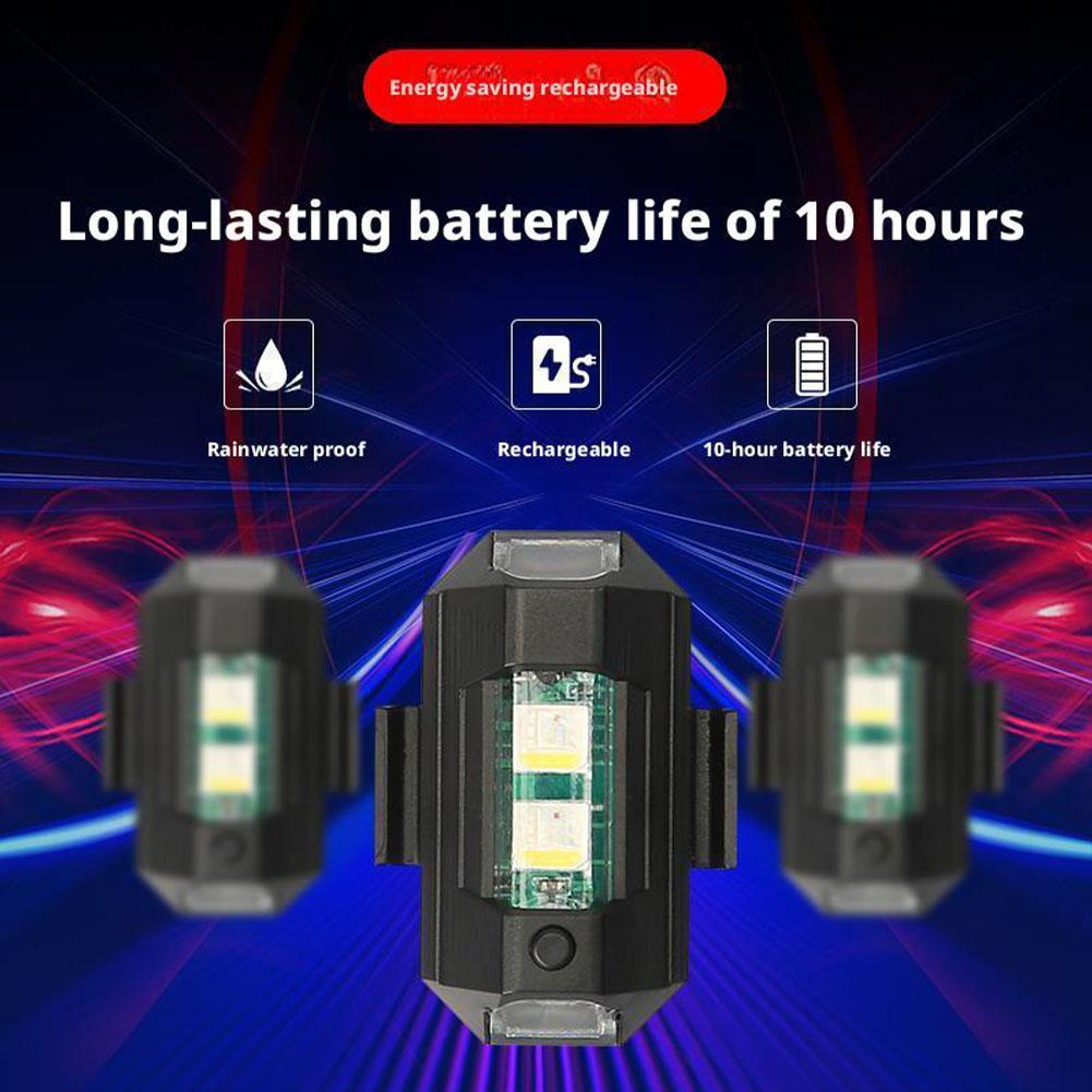 2PCS Mini LED Strobe Lights De - Drone Beacon Light recensione e prezzo