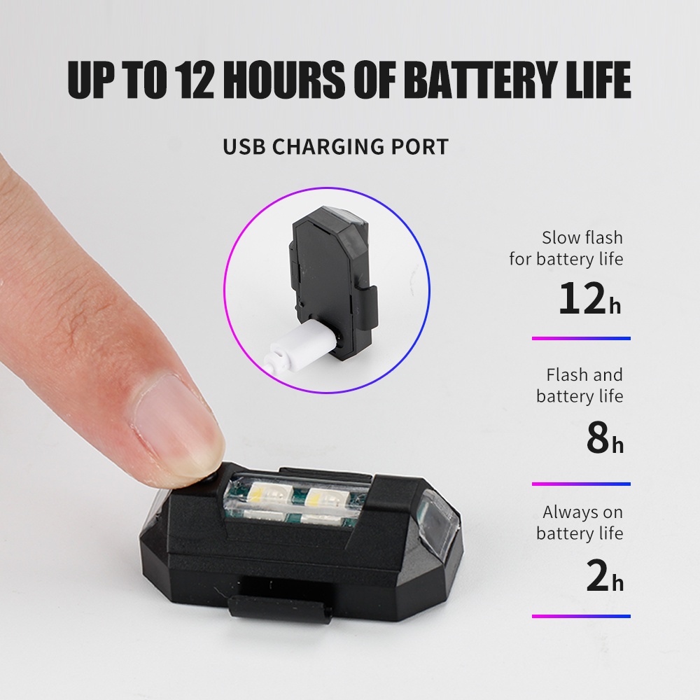 1PC 7 Color Mini USB Charging  - Drone Beacon Light recensione e prezzo