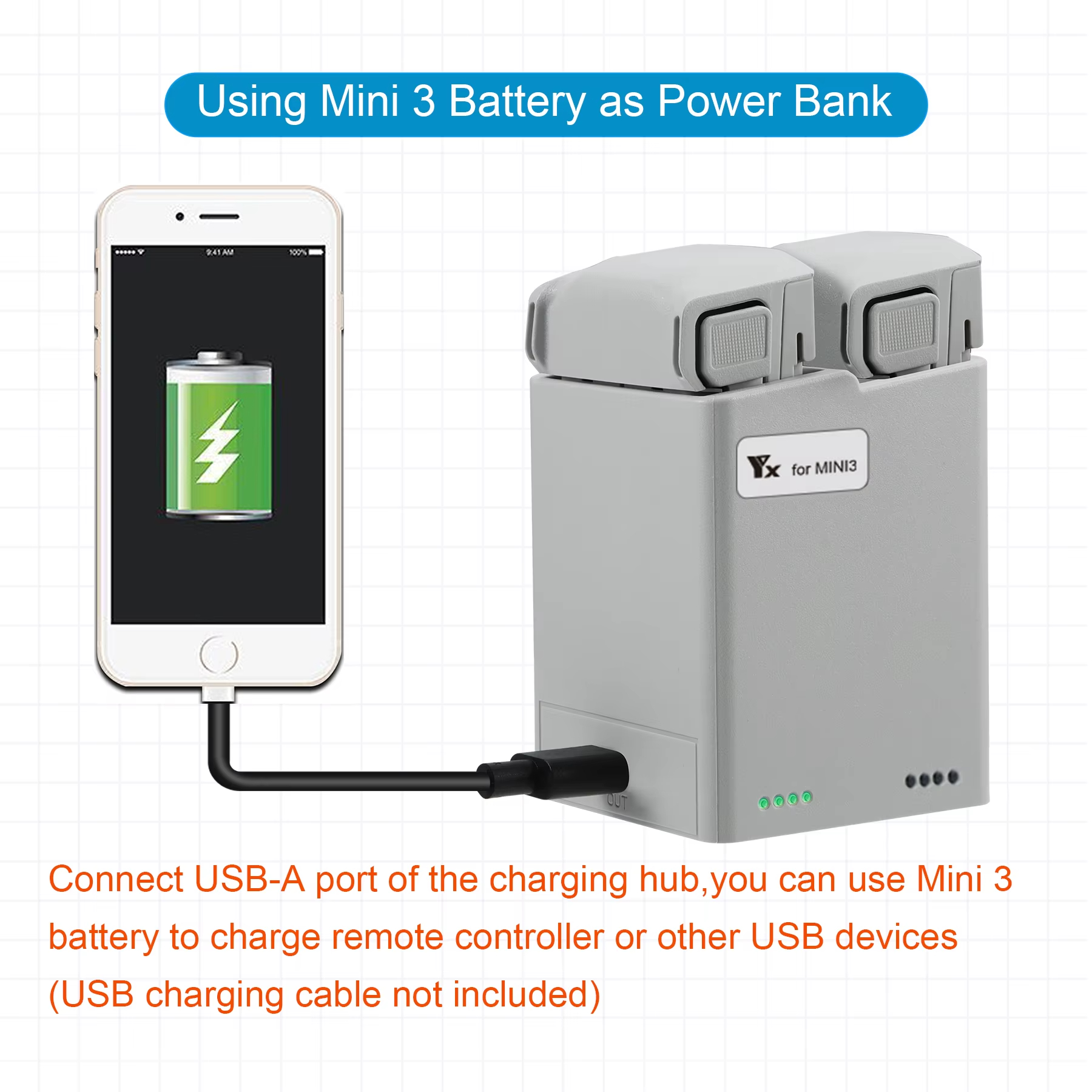 For DJI Mini 3Pro/4Pro Battery - Drone Charging Hub recensione e prezzo
