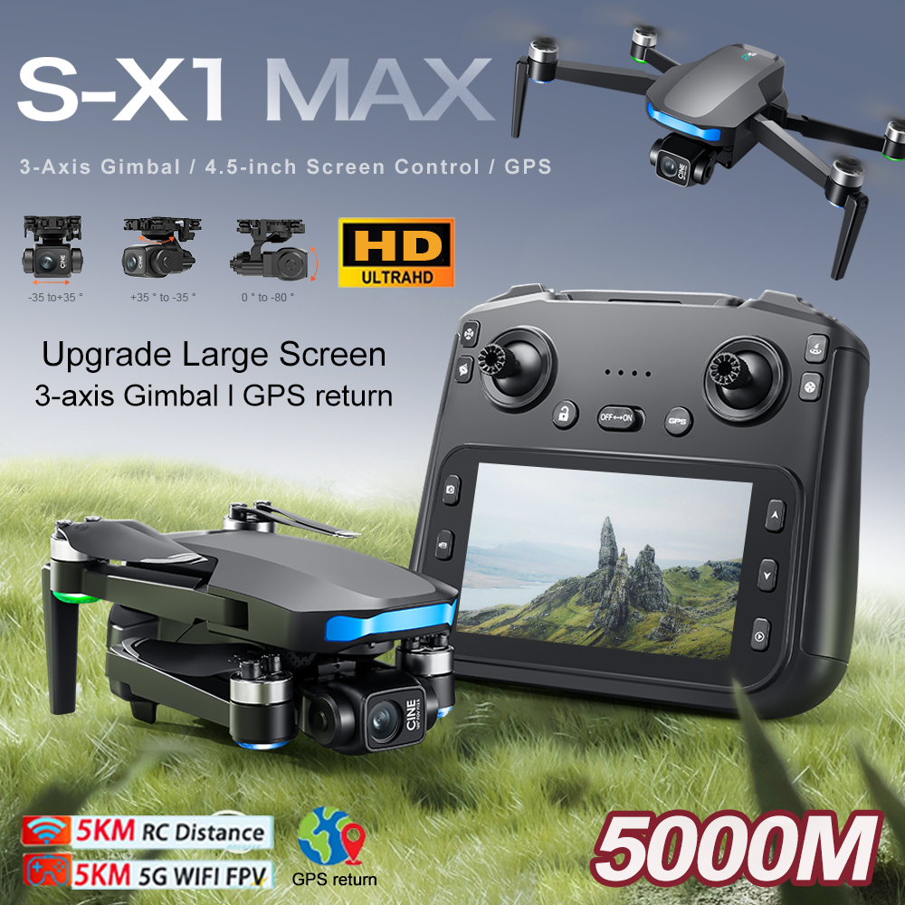 New S-X1 MAX Drone GPS 8K Prof - Drone Battery Adapter recensione e prezzo