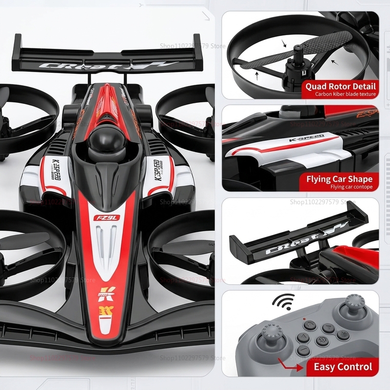 Mini RC Flying Car Transformab - Drone Beacon Light recensione e prezzo
