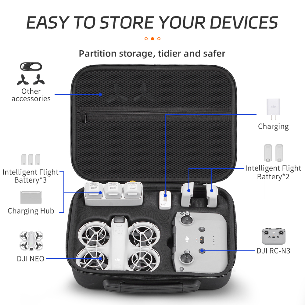 XFJI Carrying Case Compatible  - Drone Carrying Case recensione e prezzo